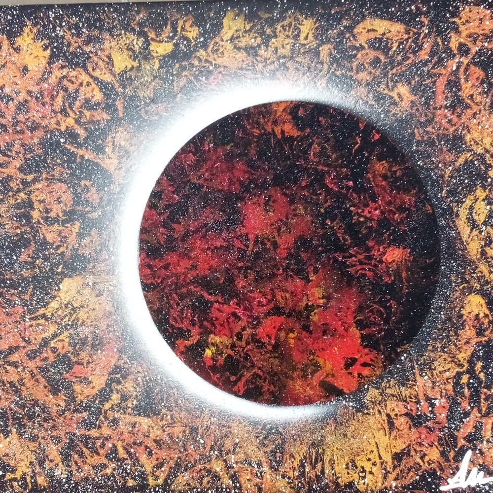 Spray paint art